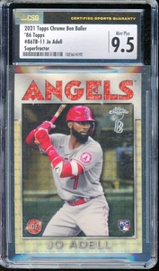 2021 Topps Chrome Ben Baller Superfractor '86 Jo Adell Rc (1/1) CSG 9.5 GB347 - Picture 1 of 2