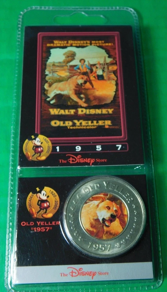 Disney Decades Collectible Coin #12 Old Yeller 1957