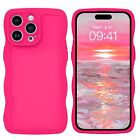 iPhone 15 Pro Max 5G Case Curly Wave Soft Hybrid TPU Shockproof Protective Cover
