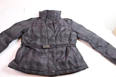 Burberry London Women’s Belted black and grey check Puffer  Jacket SIZE L - Image 1 of 4