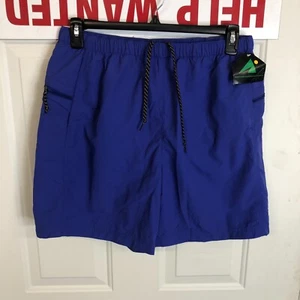 Eastern Mountain Sports Nylon Shorts Large Purple Zipper Hiking Water Men Trunks - Picture 1 of 12