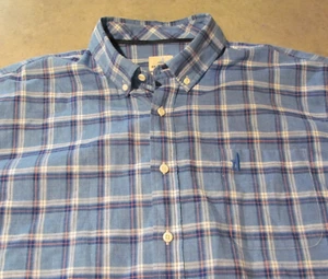 Johnnie O Shirt Mens 2X Hangin plaid Button Up Long Sleeves - Picture 1 of 7