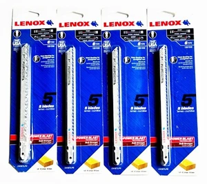 20 hojas de sierra caladora Lenox 6" Power Blast 6 TPI vástago en T madera súper afilada 1991558 - Imagen 1 de 2