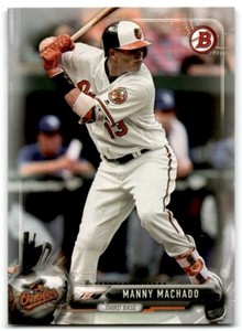 2017 Bowman SILVER Manny Machado 119/499 Baltimore Orioles #40