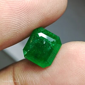4,50 ct Natürlicher Lebendiger Grün Smaragd Lose Edelsteine für Ring Schmuckherstellung - Bild 1 von 9