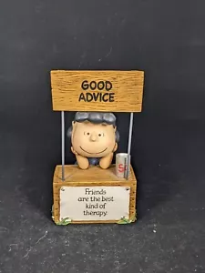 Hallmark Collectible Peanuts gallery 2010 Lucy Good Advice stand Booth figurine - Picture 1 of 8