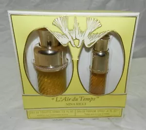 New in Box - Nina Ricci L'Air de Temps Perfume Gift set - Eau de Toilette + Parf - Picture 1 of 5