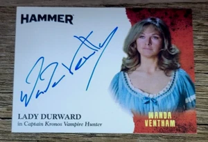 Unstoppable Hammer Horror WV2 Wanda Ventham Autogramm - Bild 1 von 2
