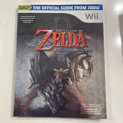 Zelda Twilight Princess Official Nintendo Power Strategy Guide Wii - With Poster - Image 1 of 3