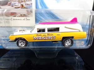 Johnny Lightning Surf Rods Santa Monica Maniacs Hot Rod Cadillac Hearse - Picture 1 of 7