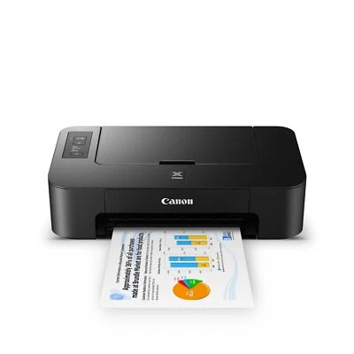 Canon Pixma TS202 Inkjet Printer Compact Photo and Document Printing Solution - Image 1 of 4