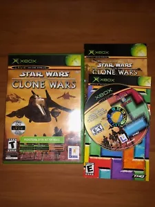 Star Wars: The Clone Wars/Tetris Worlds (Microsoft Xbox, 2003) Completo - Foto 1 di 2
