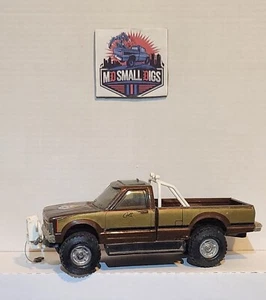 Vintage 1982 Ertl Fall Guy Colt Seavers GMC Pickup Truck 1/16 Toy 13" Winch Worx - Picture 1 of 17