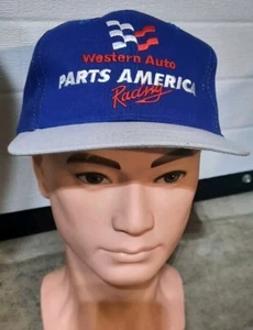 Vintage Western Auto Parts America Racing Snapback Cap Hat Darrell Waltrip  - Picture 1 of 7