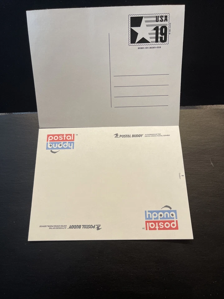 CVUX3 19c STAR & FLAG POSTAL BUDDY CARD #3 New - Image 1 of 1