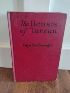 Antique Vintage The Beasts Of Tarzan Book Edgar Rice Burroughs 1916 Grossett - Picture 1 of 5