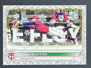 BYRON BUXTON 2022 Topps Holiday Metallic Snowflake #HW67 Twins - Picture 1 of 2
