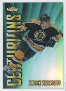 1998-99 TOPPS FINEST Sergei Samsonov CENTURIONS REFRACTOR C20 /75 - Picture 1 of 2