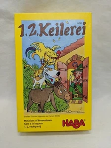 German Edition 1, 2, Keilerei Haba Children's Board Game Complete - Picture 1 of 8