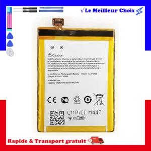 Batterie 2500mAh type 0B200-01210100 C11P1410 pour ASUS ZenFone 5 A502CG Lite - Zdjęcie 1 z 7