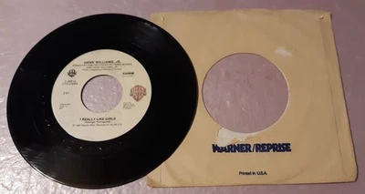 Hank Williams Jr.  I Really Like Girls/This Ain't Dallas 7" Vinyl  Record 45rpm - Image 1 of 2