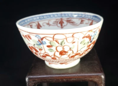 ANTIGUO CUENCO CHINO AMSTERDAM BONT PORCELANA SIGLO XVIII Foto 1 de 4