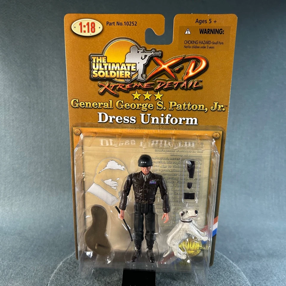 Figura de uniforme de vestir 1:18 The Ultimate Soldier General George S Patton Jr Foto 1 de 4