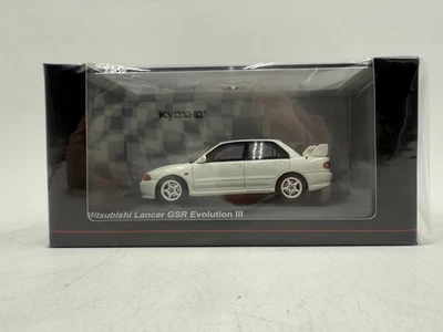 Kyosho 原装 1: 43 比例三菱 Lancer Evolution III 白色 - KSR43120W — 第 1/4 张图片