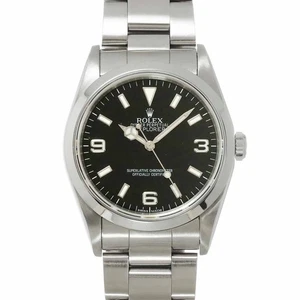 ROLEX Explorer 1 14270 Serial X Automatic Black Dial Mens Watch 90303459 - Picture 1 of 7