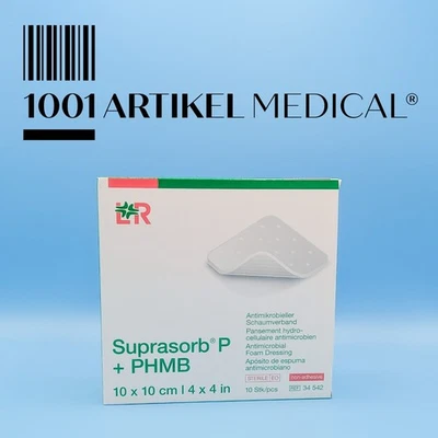 LOHMANN & RAUSCHER GMBH & CO. KG SUPRASORB P+PHMB 10 x 10 cm 10 Stück - PZN 11596800 MHD 10/25