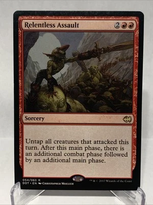 MTG Relentless Assault (LP) Duel Decks: Merfolk vs. Goblins LP MTG - Image 1 of 2