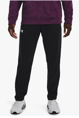 Under Armour Men’s Fleece Sweatpants Size 5XL  Black/White 1373402 NWT - Image 1 of 4
