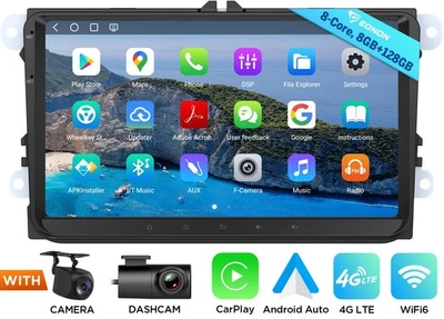 Für Polo GTI 2009-2013 Eonon VWX6S PRO Android Autoradio 8+128G QLED DSP Optical - Bild 1 von 4