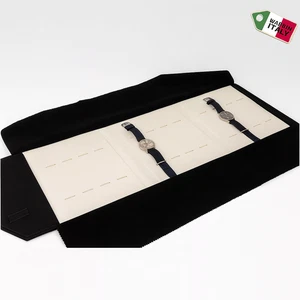 Rotolo Porta Orologi 12 Posti – 3 Basi Rigide con Elastici – Made in ItalyRotolo - Foto 1 di 2