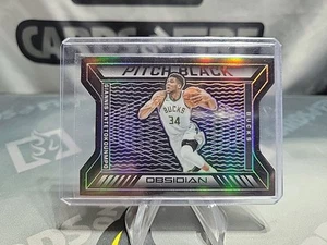 2020 Obsidian Giannis Antetokounmpo Pitch Black Electric Etch Purple Num #36/99 - Picture 1 of 2