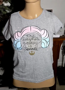 Disney Princess Leia T Shirt Size L. Short shirt. - Picture 1 of 6