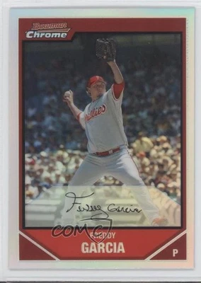 2007 Bowman Chrome Refractor Freddy Garcia #31 - Image 1 of 2