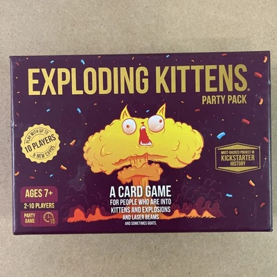 Exploding Kittens Party Pack Card Game - Image 1 of 4