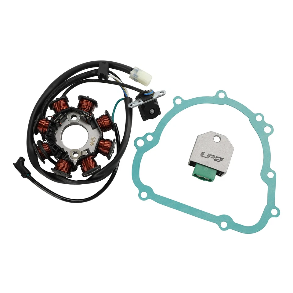 STATOR + REGULATOR RECTIFIER + GASKET FOR KAWASAKI KLX140 KLX140L KLX140G 08-23, Foto 1 de 4