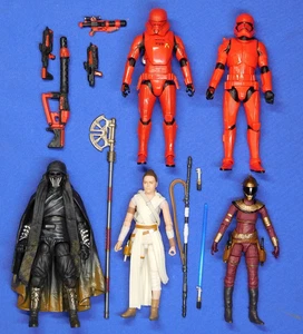 STAR WARS VINTAGE COLLECTION RISE OF SKYWALKER 5-FIGURE LOT REY, SITH - Picture 1 of 2