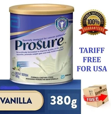 Abbott Pro Sure Milk 改善食欲高蛋白、益生元和 EPA 380 克香草 — 第 1/4 张图片