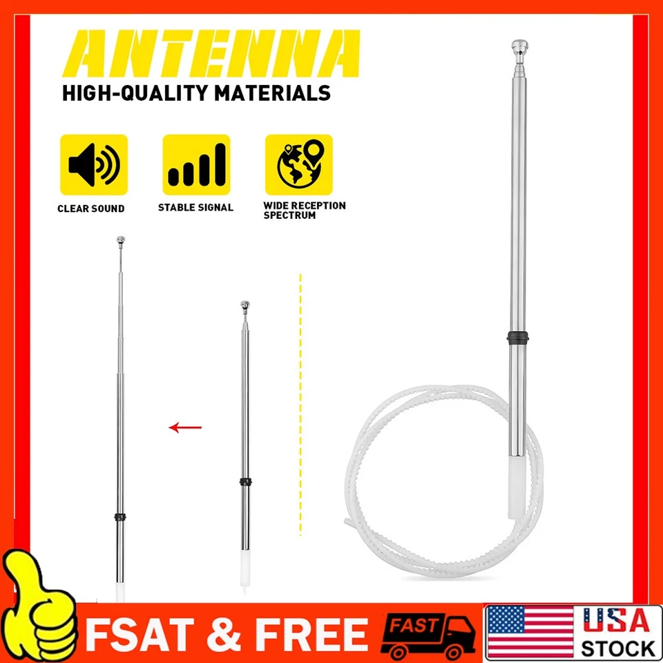 Cable de repuesto OE mástil de antena eléctrica para Toyota Land Cruiser 1998-2007 Foto 1 de 1