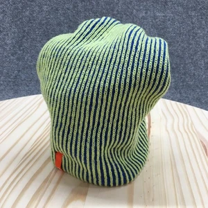 VERLOOP Simple Rib Toque Beanie Hat Youth One Size Fits All Green Blue Two Tone - Picture 1 of 13