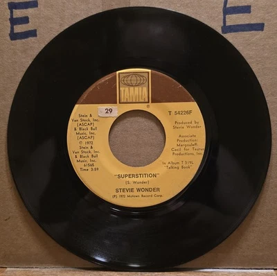 Stevie Wonder: Superstition/You've Got It Bad Girl - Tamla 45rpm Record VG - Image 1 of 2