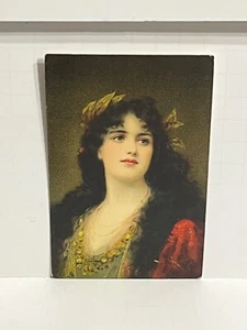 Raphael Tucks Connoisseur Series 2754 Pretty Lady Postcard A44 - Picture 1 of 2