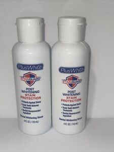 2 PlusWhite Stain Protection Post Whitening Dental Rinse 4 oz Ea Stainguard
