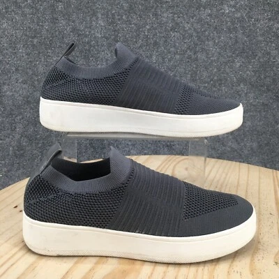 Steve Madden Shoes Women 9 M Beale Slip On Knit Sneakers BEAL01S1 Gray Fabric - Image 1 of 4