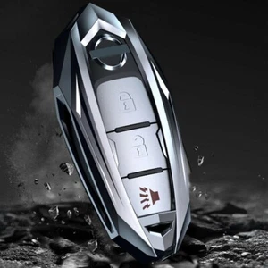 Funda de aleación de metal para llavero de coche para accesorios Nissan Infiniti - Imagen 1 de 3