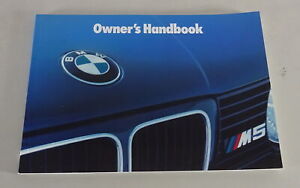 Owner's Manual / Handbook BMW 5-Series E34 M5 from 10/1988