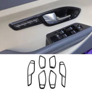 For Range Rover Evoque 2012-2019 Carbon Fiber Inner Door Handle Frame Trim 6pcs - Bild 1 von 6